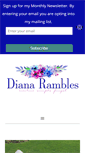 Mobile Screenshot of dianarambles.com